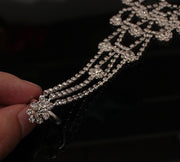 "Make Him Want to Marry Me" Bridal Beach Rhinestone Anklet