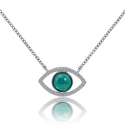 Emerald "Eyes Wide Shut" Pendant