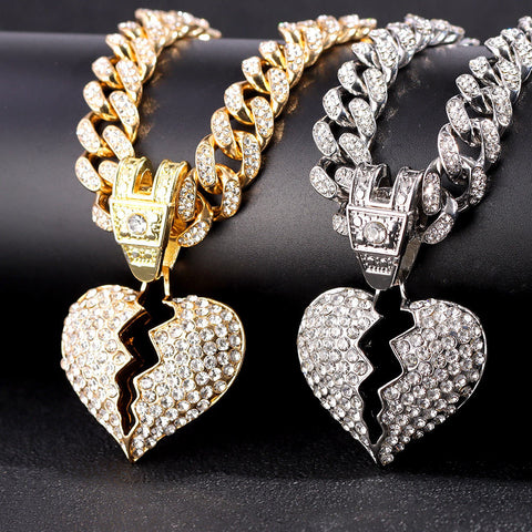 Heart Breaker Pendant Necklace