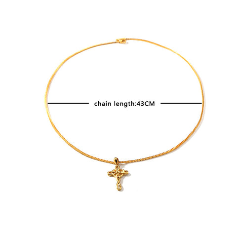 Unisex Cross Pendant Necklace