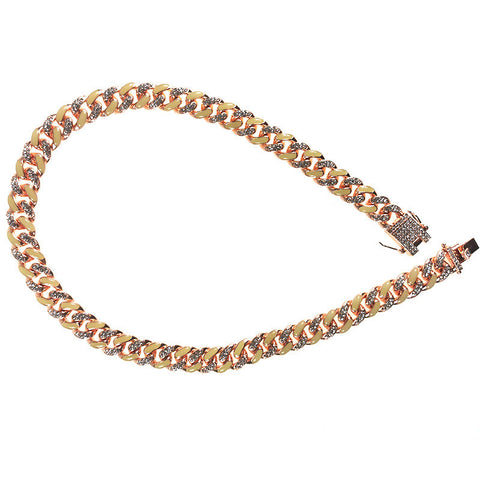 Luminous Stone Cuban Necklace