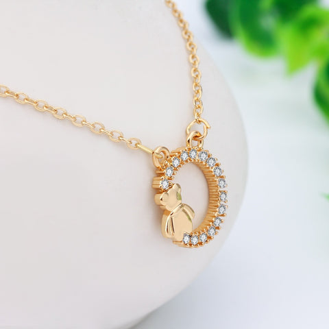 Madison Teddy Bear Necklace