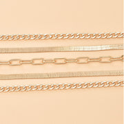 "Hi Five" Chain Anklet Set