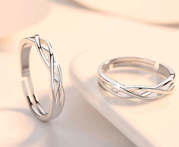 Couples Silver Wedding Bands