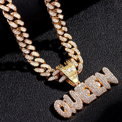 "Queen of the Night" Cuban Chain Necklace