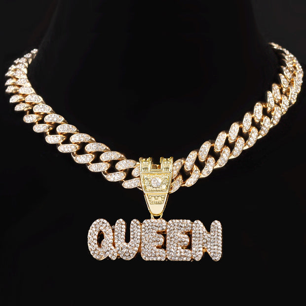 "Queen of the Night" Cuban Chain Necklace