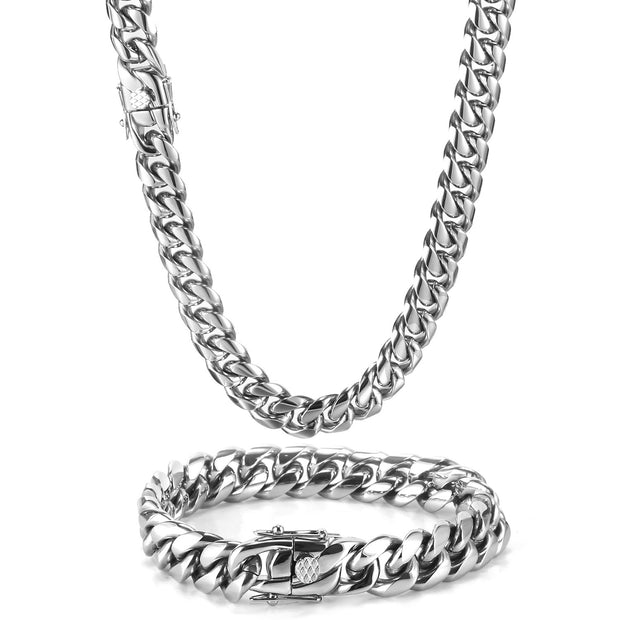 Men's Stainless Steel Cuban Necklace