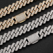 Double Row "Diamond" Cuban Chain