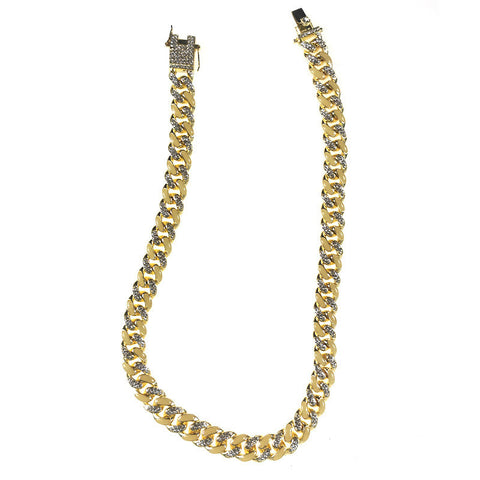 Luminous Stone Cuban Necklace