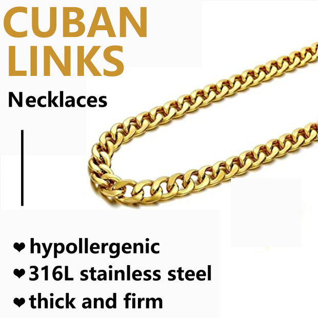 Men's "Miami" Cuban Chain Necklace