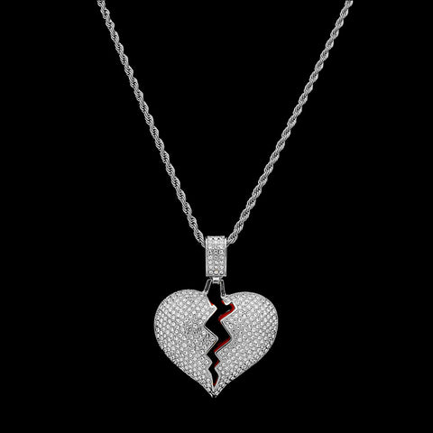 Heart Breaker Pendant Necklace