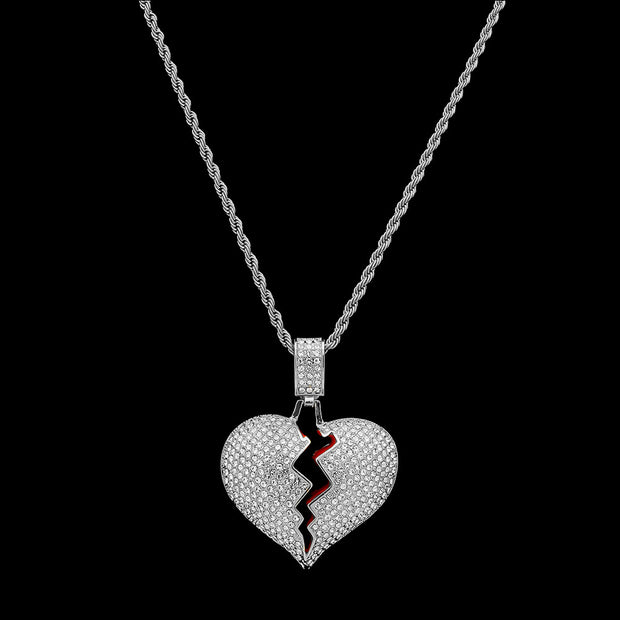 Heart Breaker Pendant Necklace