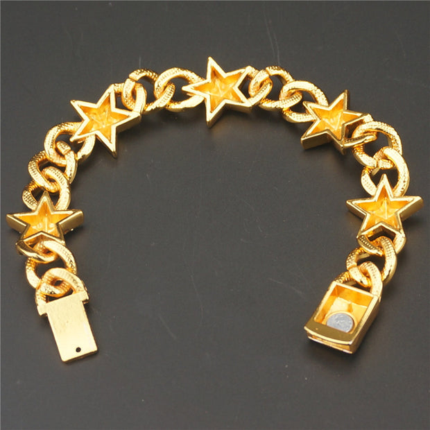 Jackson Five Star Cuban Chain Bracelet