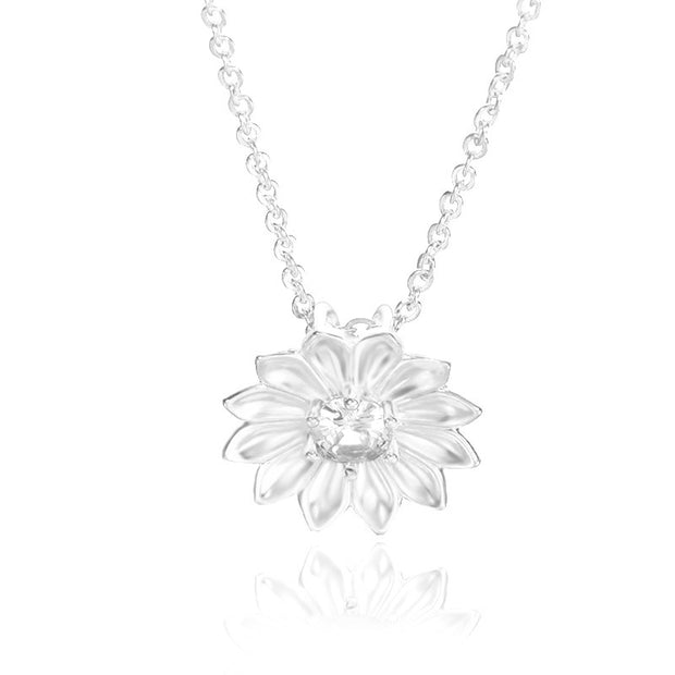 Malia Sunflower Pendant Necklace