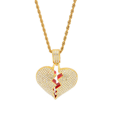 Heart Breaker Pendant Necklace