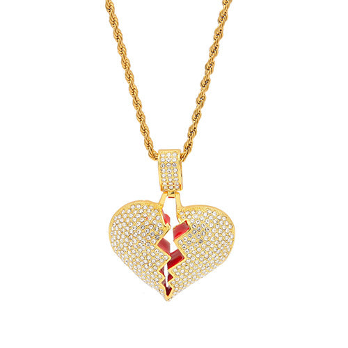 Heart Breaker Pendant Necklace